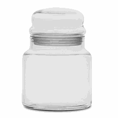 Банка круглая с крышкой стекло 0,62л D=79,H=140мм прозр.