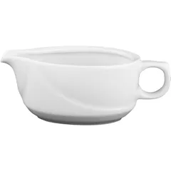 Sauce boat “White” Prince  porcelain 100ml ,H=45,L=55,B=120mm white