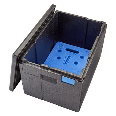 Охладитель д/контейнеров пластик ,H=30,L=530,B=325мм голуб., изображение 4