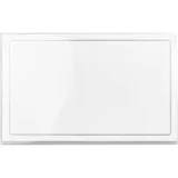 Бейдж для официанта пластик,металл ,H=55,L=90,B=15мм прозр.,металлич.