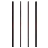 Трубочки без сгиба[400шт] полипроп. D=5,L=125мм черный