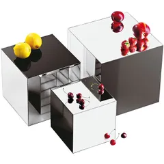 Mirror stand in the shape of a cube  acrylic , H=30, L=30, B=30cm