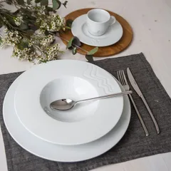 Чашка чайная «Мелодия» фарфор 190мл D=75,H=65,B=100мм белый, изображение 3