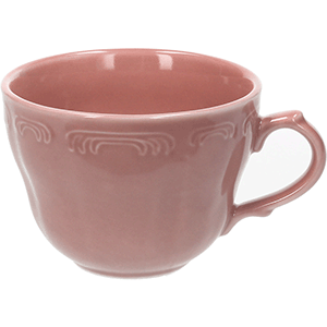 Чашка чайная «В.Виена Шарм» фарфор 205мл D=85,H=65мм розов., Цвет: Розовый