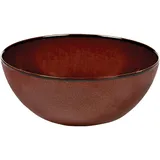 Salad bowl ceramics D=108,H=50mm brown.