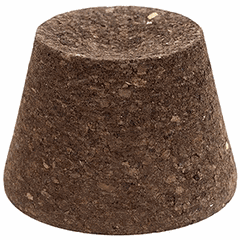 Подставка под горячее для тарелки пробка натур. D=110,H=75мм тем.дерево