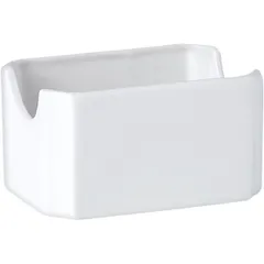 Сахарница для пакетиков «Симплисити» фарфор ,H=55,L=100,B=70мм белый