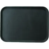 Поднос «Проотель» прорезиненный прямоугольный пластик ,L=45,5,B=35,5см черный
