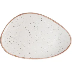 Dish “Punto Bianca”  porcelain ,H=45,L=370,B=250mm white,black