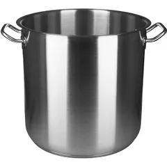 Pan-cauldron without lid  stainless steel  36.5 l  D=36, H=36 cm  metal.