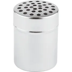 Sugar container with 5mm holes  stainless steel  300ml  D=70, H=85mm  silver.