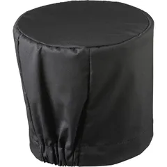 Chef's hat "Tablet" with elastic cotton D=18,H=18cm black