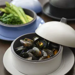 Блюдо для подачи «Экинокс» фарфор D=22,H=13см синий, изображение 4