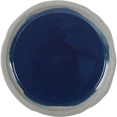 Тарелка «Нау» мелкая керамика D=210,H=18мм синий