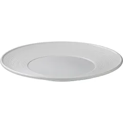 Тарелка «Граффити» фарфор D=32см белый, изображение 3