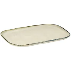 Блюдо «Мерси» №2 песчаник ,H=14,L=230,B=150мм кремов., изображение 2