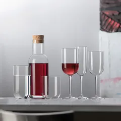 Графин «Сублим» с пробкой хр.стекло 1л D=89,H=330,L=390,B=310мм прозр., изображение 3