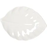 Блюдо «Кунстверк» лист фарфор ,H=16,L=201,B=146мм белый