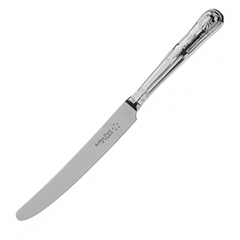Нож столовый «Кингс Сильвер Плэйт» посеребрен. ,L=246,B=21мм серебрист.