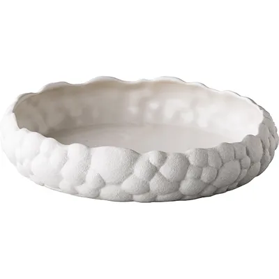 Тарелка «Ро Дизайн Бай Кевала» с бортом керамика D=245,H=55мм белый, Цвет: Белый, Диаметр (мм): 245