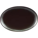 Блюдо «Тренд кортен» овальное фарфор ,L=35,B=24,5см тем.зелен.