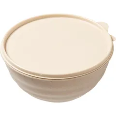 Bowl with lid  polyprop.  0.85 l  D=145, H=60mm  beige.