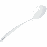 Ложка кухонная пластик ,L=30,5см белый