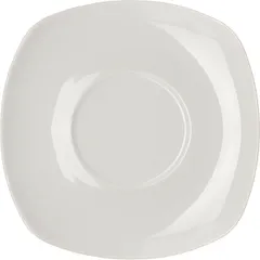 Блюдце «Элегант» чайное фарфор D=155,H=17мм белый
