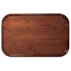 Rectangular tray  beech , L=58, B=38cm  brown.