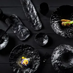 Подставка для столовых приборов «Кратер» стекло ,L=60,B=25мм черный, изображение 3