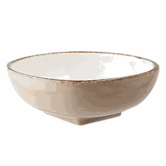 Salad bowl “Terramesa Musted” square  porcelain  270 ml , H=5, L=13, B=13cm  light brown.