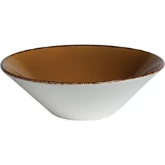 Salad bowl “Terramesa Musted”  porcelain  300 ml  D=135, H=65mm  light brown.