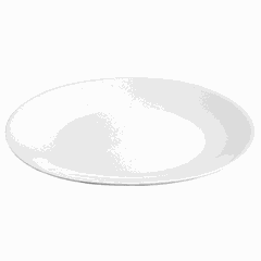 Блюдо «Алберго» фарфор D=455,H=35мм белый