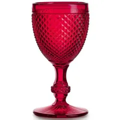 Бокал для вина «Бикос» стекло 210мл D=81,H=153мм красный