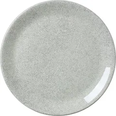 Plate “Ink Gray” small  porcelain  D=20.2 cm  white, gray