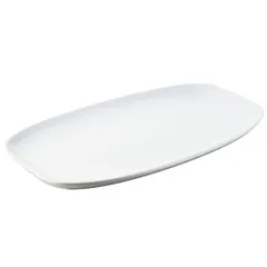 Rectangular dish  porcelain ,H=2.9,L=36,B=210cm white