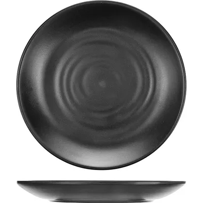 Тарелка пластик D=185,H=26мм черный, Цвет: Черный, Диаметр (мм): 185