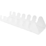 Подставка для тарелок пластик ,H=47,L=220,B=65мм белый