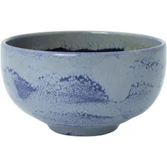 Salad bowl “Aurora Vesuvius Lapis”  porcelain  D=11cm  blue, light blue.