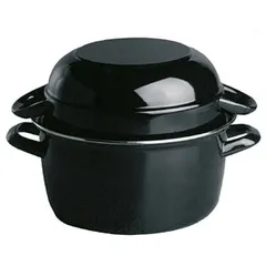 Set of pans for mussels[2pcs] steel 2.75l D=18.5,H=20,L=25cm black