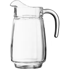 Jug "Tivoli"  glass  2.3 l  D=120, H=230, L=180, B=3mm  clear.