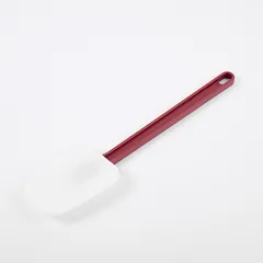 Лопатка жаропрочная силикон,пластик ,L=355/115,B=82мм белый,красный