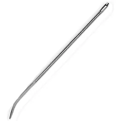 Cooking needle with a curved end  stainless steel  L=15cm  metal.