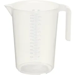 Стакан мерный с ручкой полипроп. 5л D=20,5,H=26см прозр., изображение 2