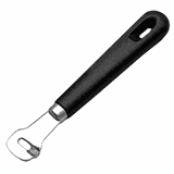Knife for decorating lemon  stainless steel, polyprop. , L=14 cm  black, metal.