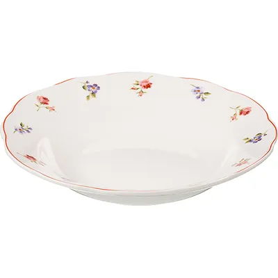Набор посуды «Поэма Камарг» тарелки[18шт] фарфор белый,розов., изображение 8