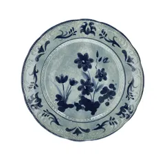 Тарелка «В.Виена Флауэрс» фарфор D=31см серый