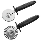 Нож роликовый для теста рифленый сталь нерж.,пластик D=60,L=183мм