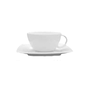 Чашка чайная «Виктория» фарфор 280мл D=108,H=55,L=120мм белый