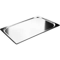 Gastronorm container (1/1)  stainless steel , H=10, L=530, B=325mm  metal.